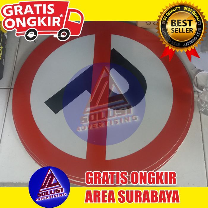 Jual Papan Rambu Jalan Sign Board K3 Bahan ACP Plat Besi Galvanis ...