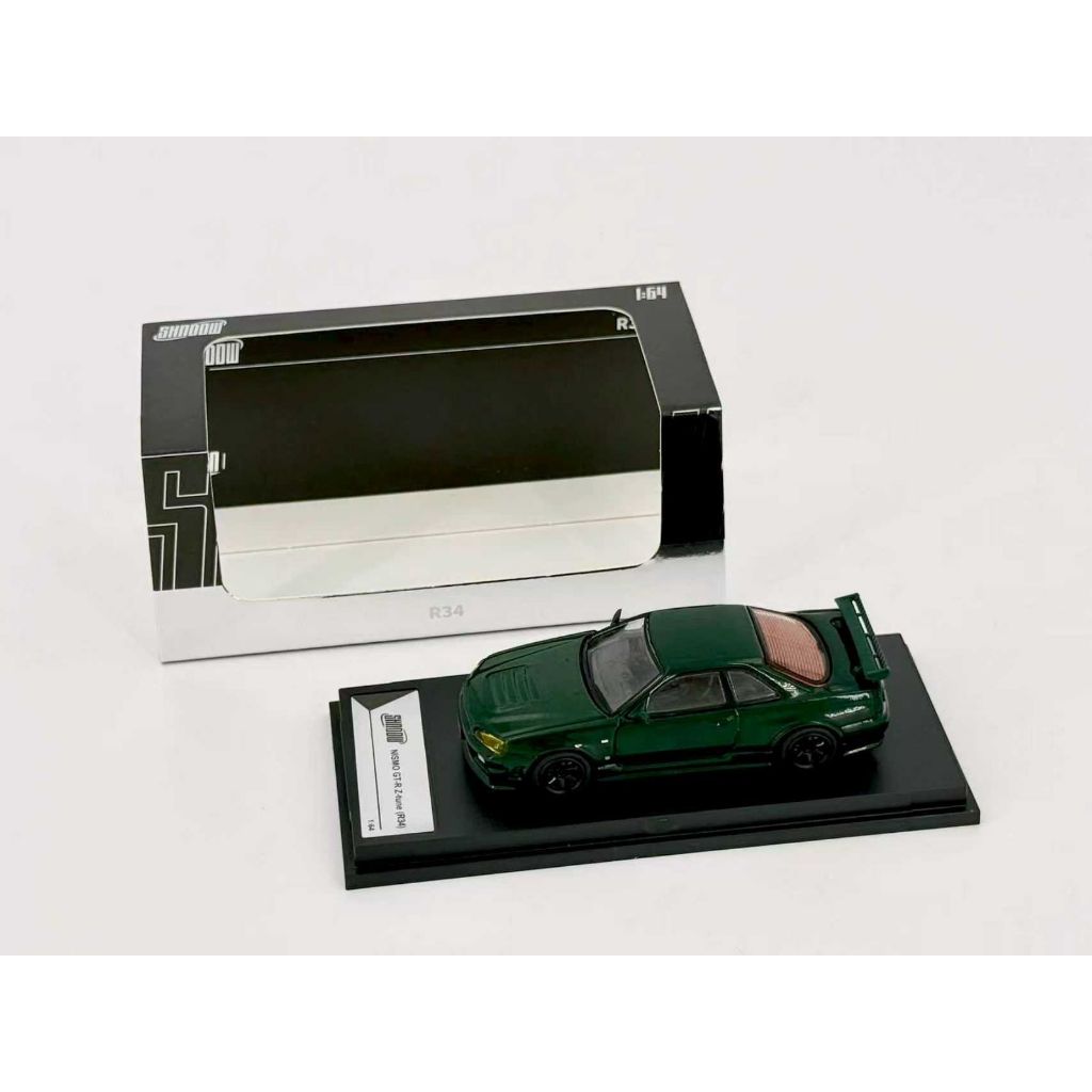 Jual SHADOW 1/64 NISSAN SKYLINE GT-R R34 NISMO Z-TUNE GREEN | Shopee ...