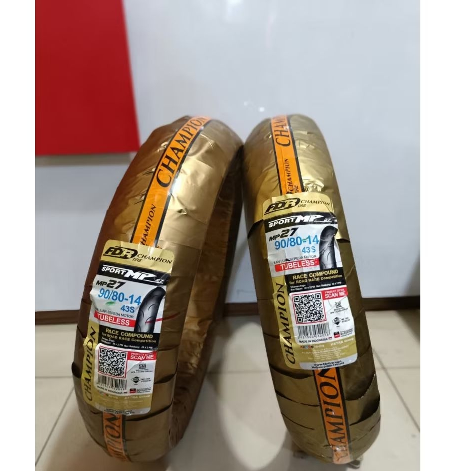 Jual BAN FDR SPORT MP27 90/80-14 (ORIGINAL 100%) | Shopee Indonesia