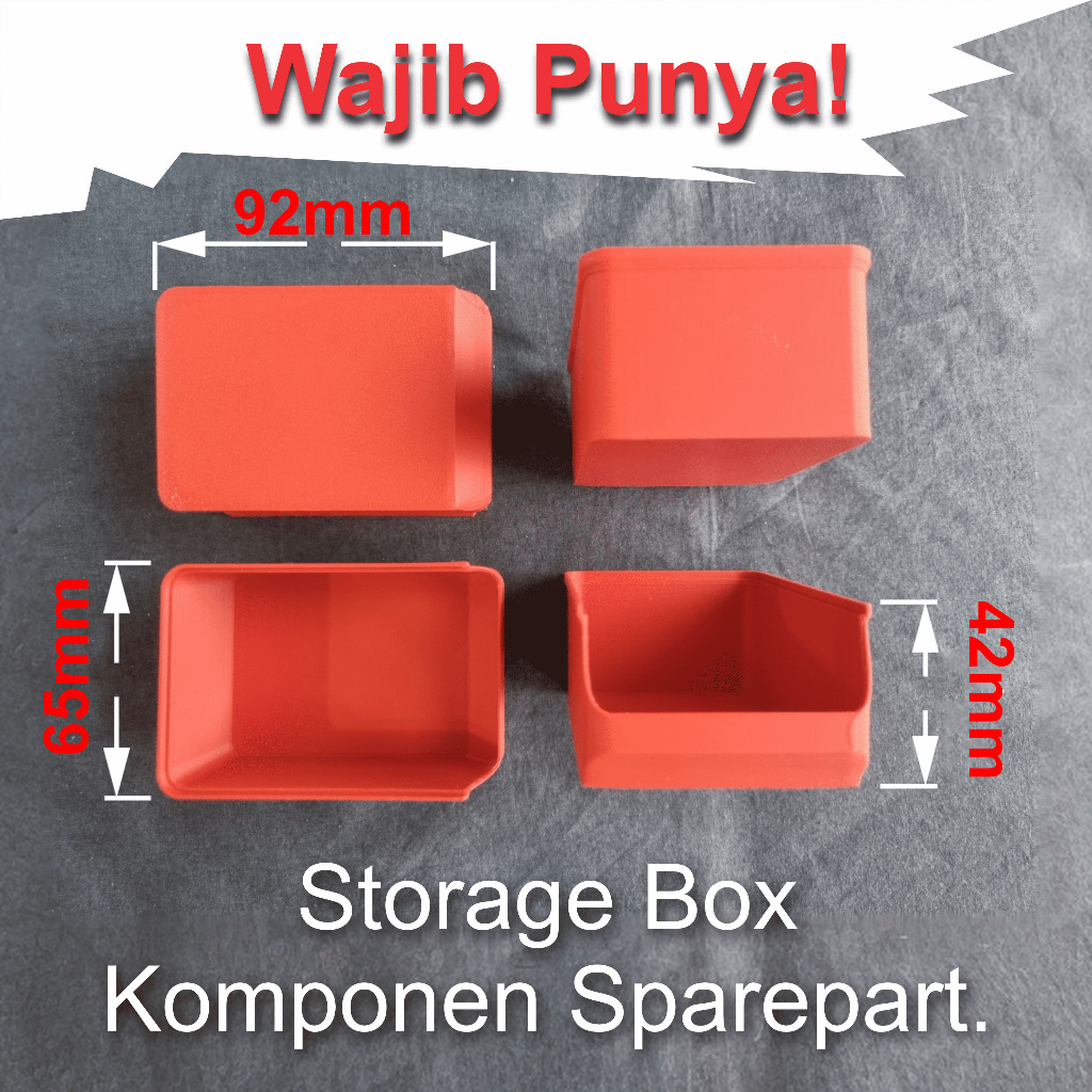 Jual BOX KOMPONEN KUAT TUMPUK STORAGE BOX STACKABLE – TEMPAT BOK ...