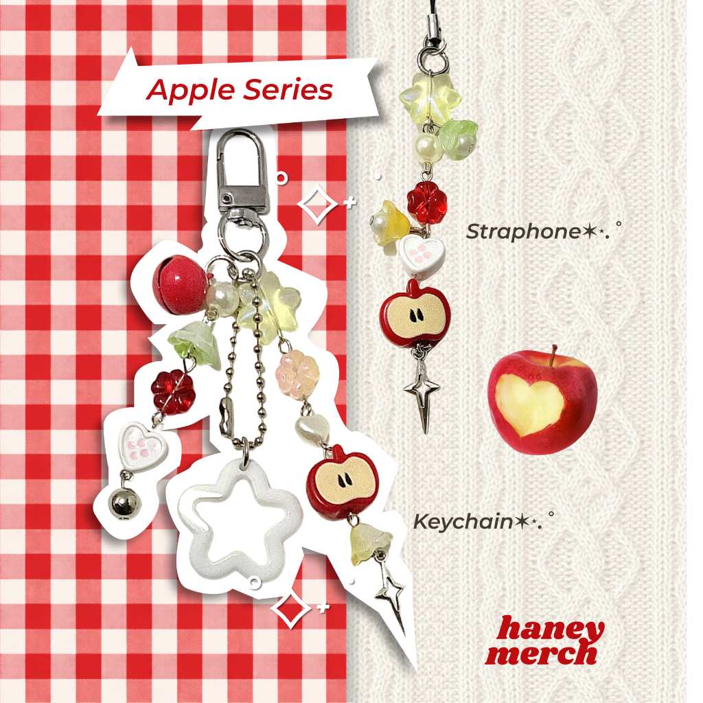Jual (Ready) Sweet Igari Series Bundling | Apple Keychain Handmade ...