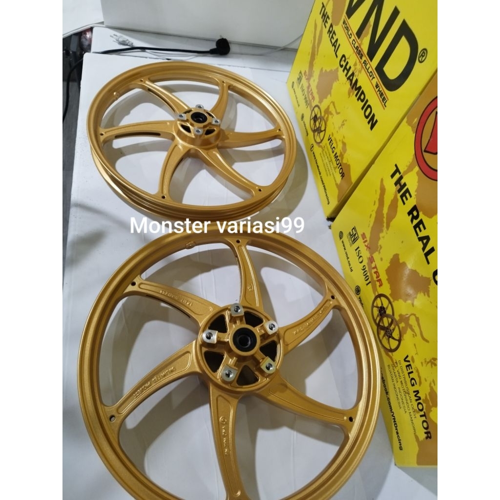 Jual VELG RACING VND SIX STAR V1 1.40X17 & 1.60X17 MX KING 150 | Shopee ...