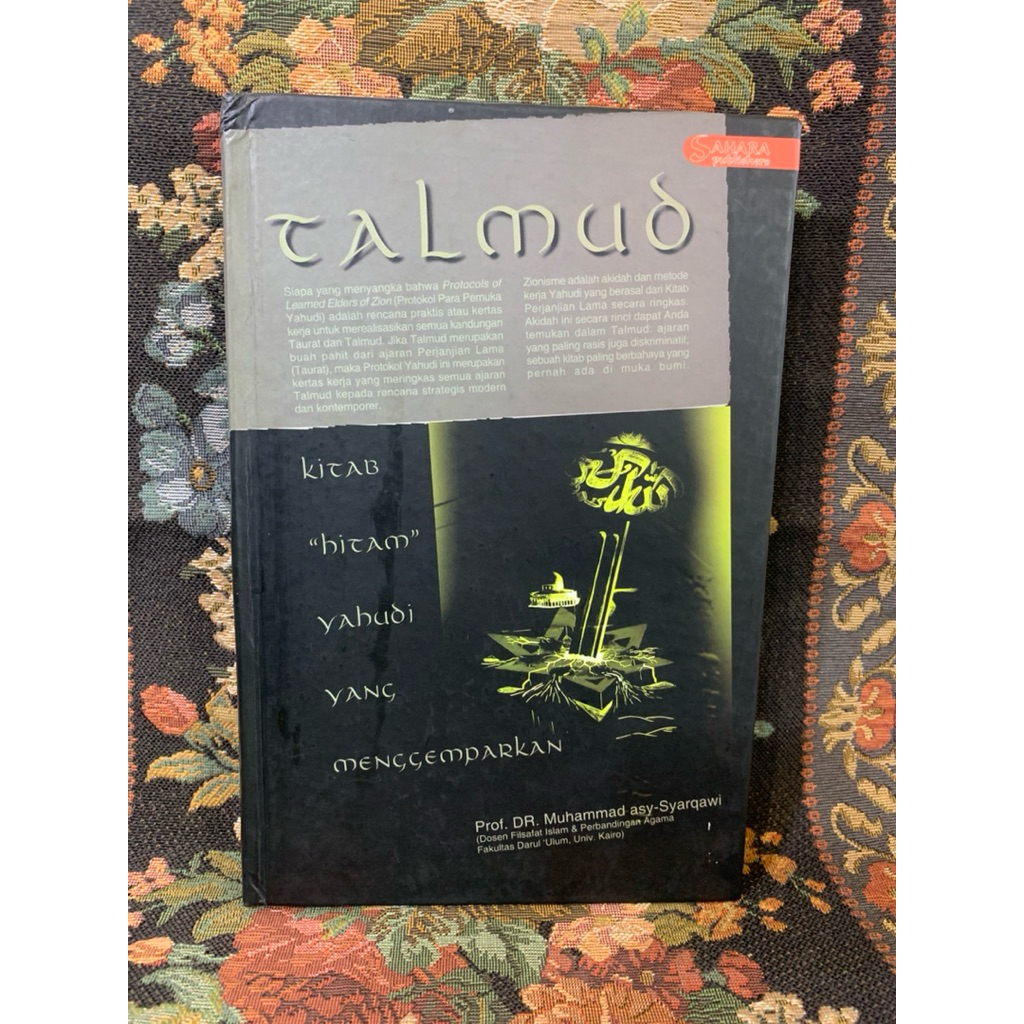 Jual Talmud kitab hitam yahudi yang menggemparkan by Prof dr muhammad ...