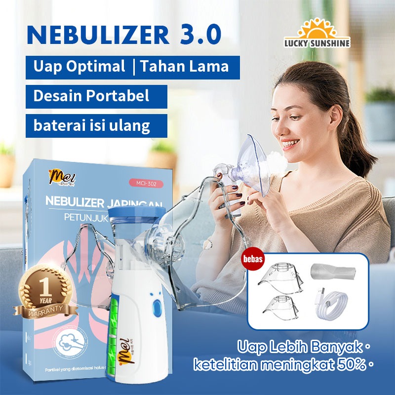 Jual Nebulizer Inhaler Portabel Mesin Nebulizer Semprot Ultrasonik ...
