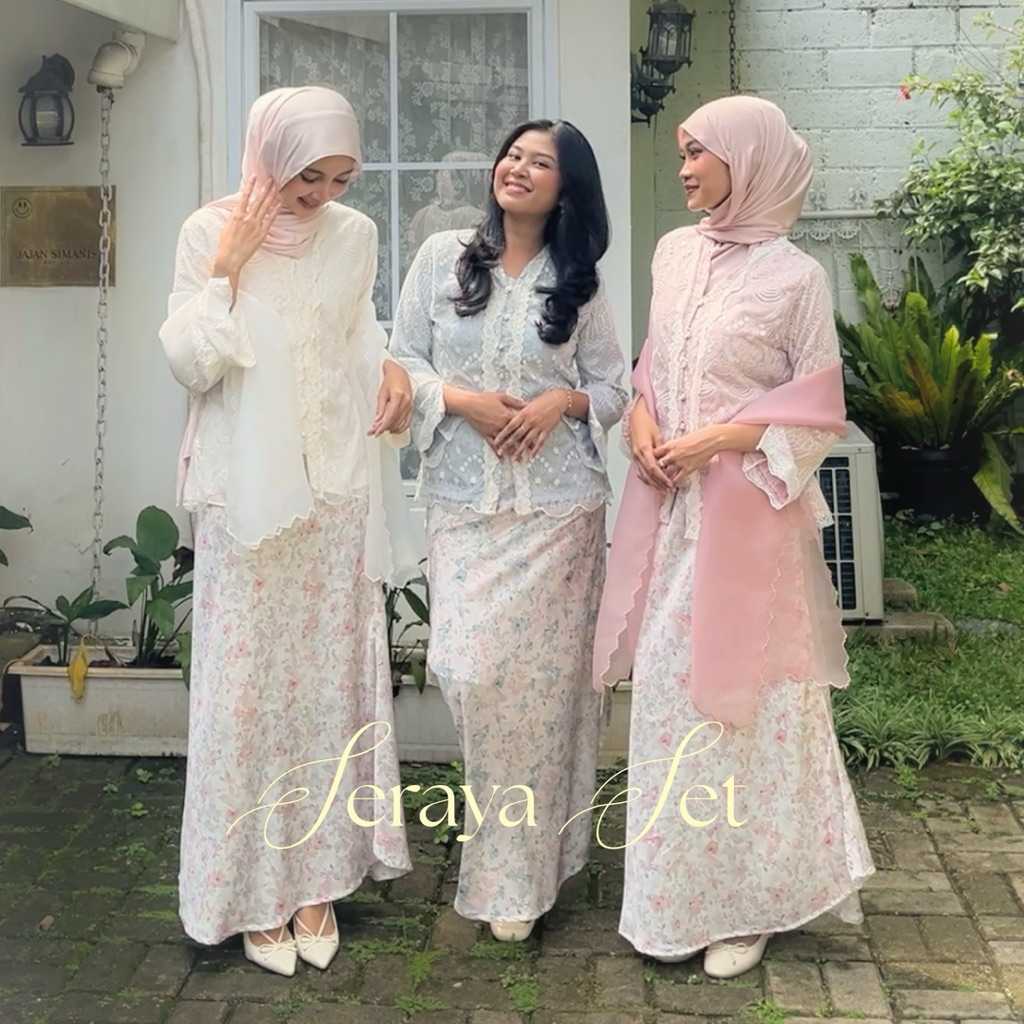 Jual Seraya Set | Raya Collection by Amoira | Kebaya renda dengan ...
