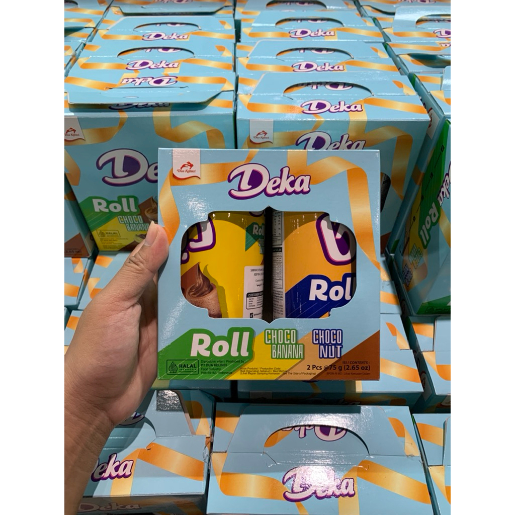 Jual DEKA WAFER ROLL TIN GIFT BOX 220gr | Shopee Indonesia