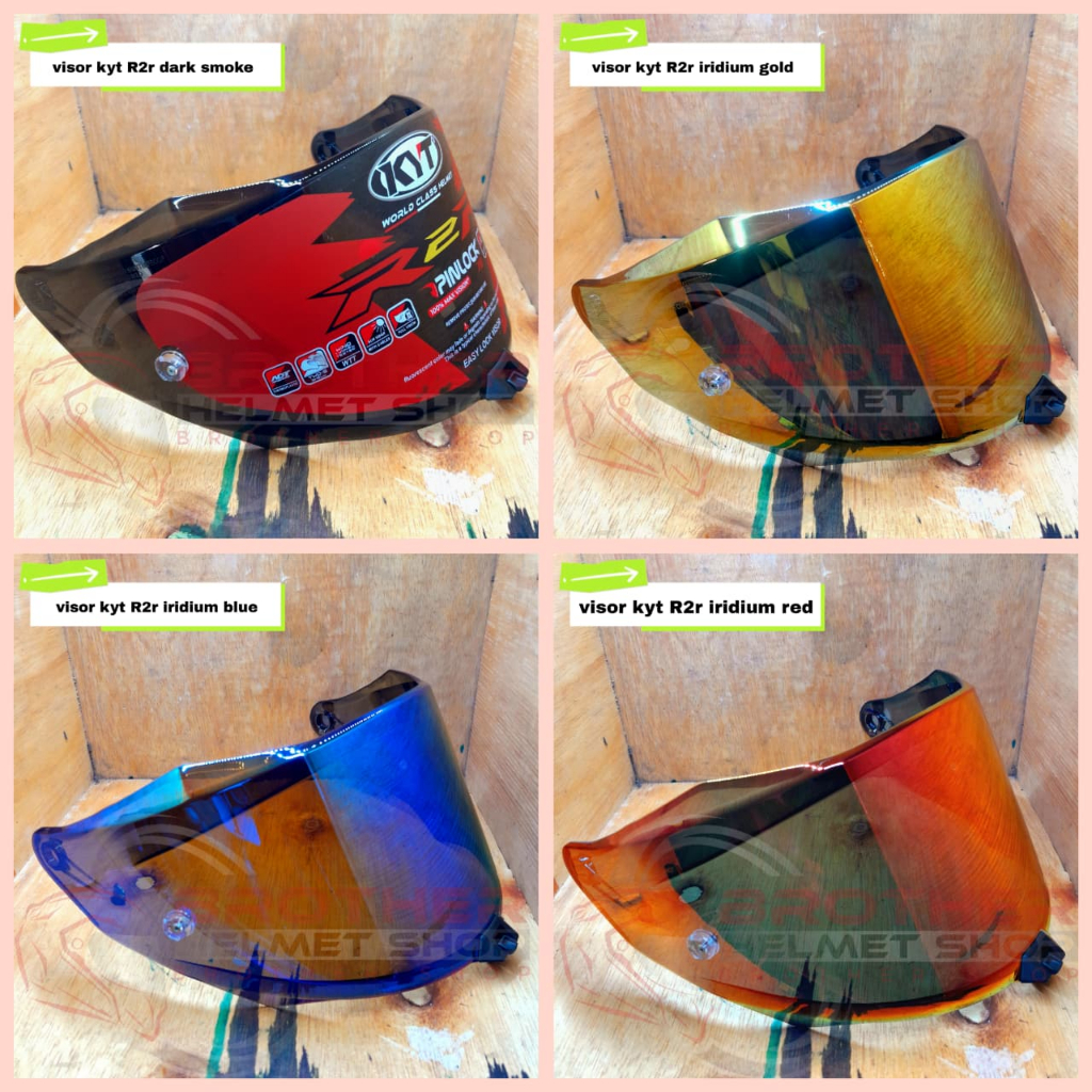 Jual visor helm kyt R2R original | Shopee Indonesia