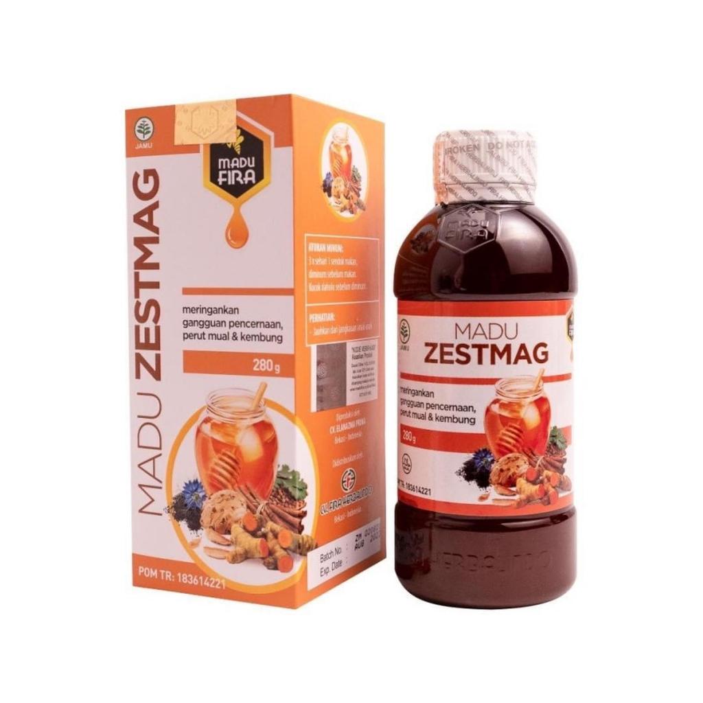 Madu Zestmag Asli Original 100%, Mengatasi Asam Lambung, Perut Mual dan Kembung Official 280 g