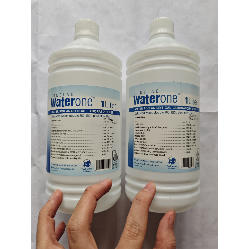 Jual OneLab Water One Onemed 1 liter Air Murni Purified | Shopee Indonesia