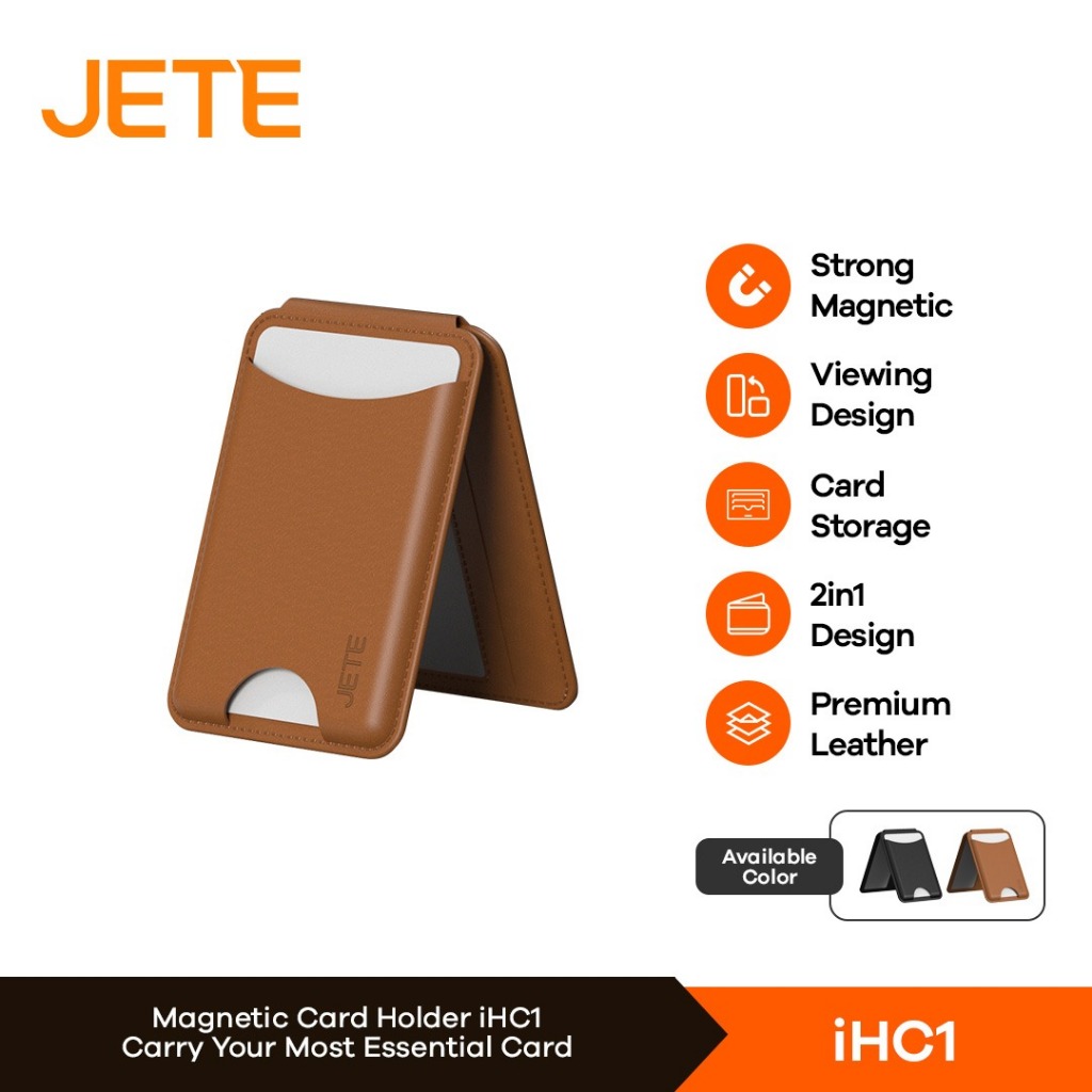 Jual Magnetic Card Holder JETE iHC1 Invisible Phone Tripod Stand Magnet ...
