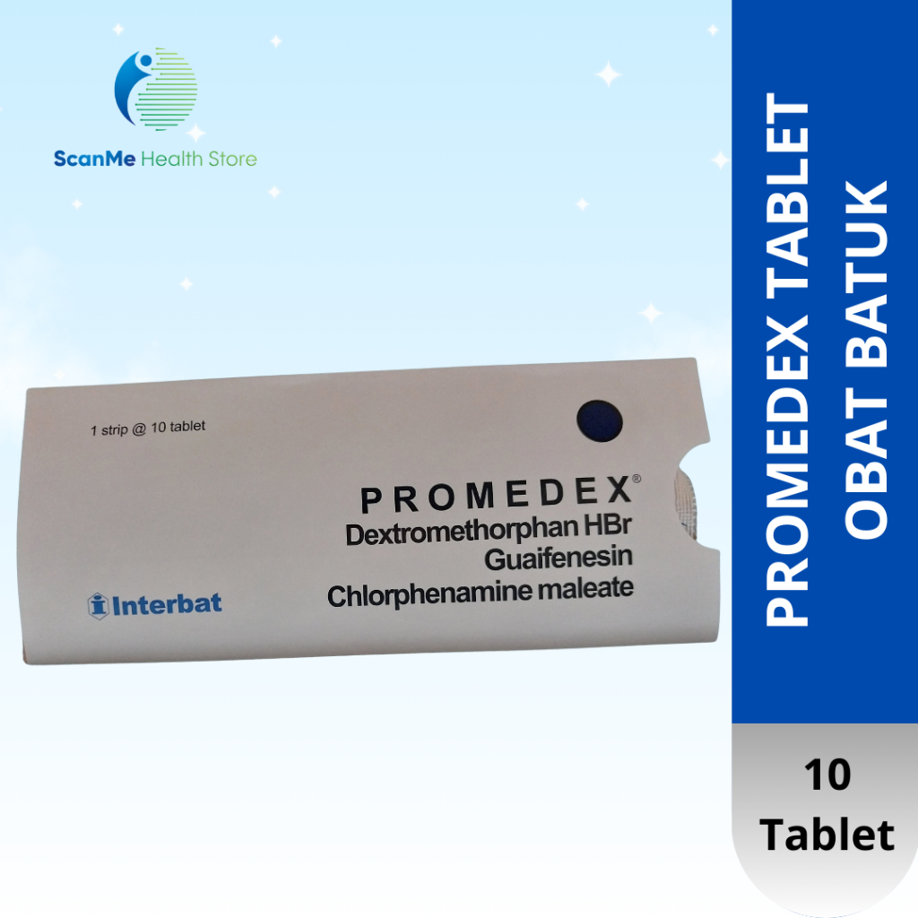 Jual Promedex Obat Batuk 1 Strip Isi 10 Tablet | Shopee Indonesia