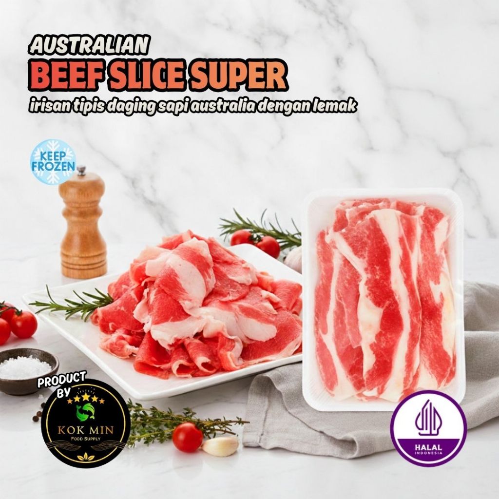 Jual Australian Beef Slice Super Daging Sapi Australia Grade Restoran ...