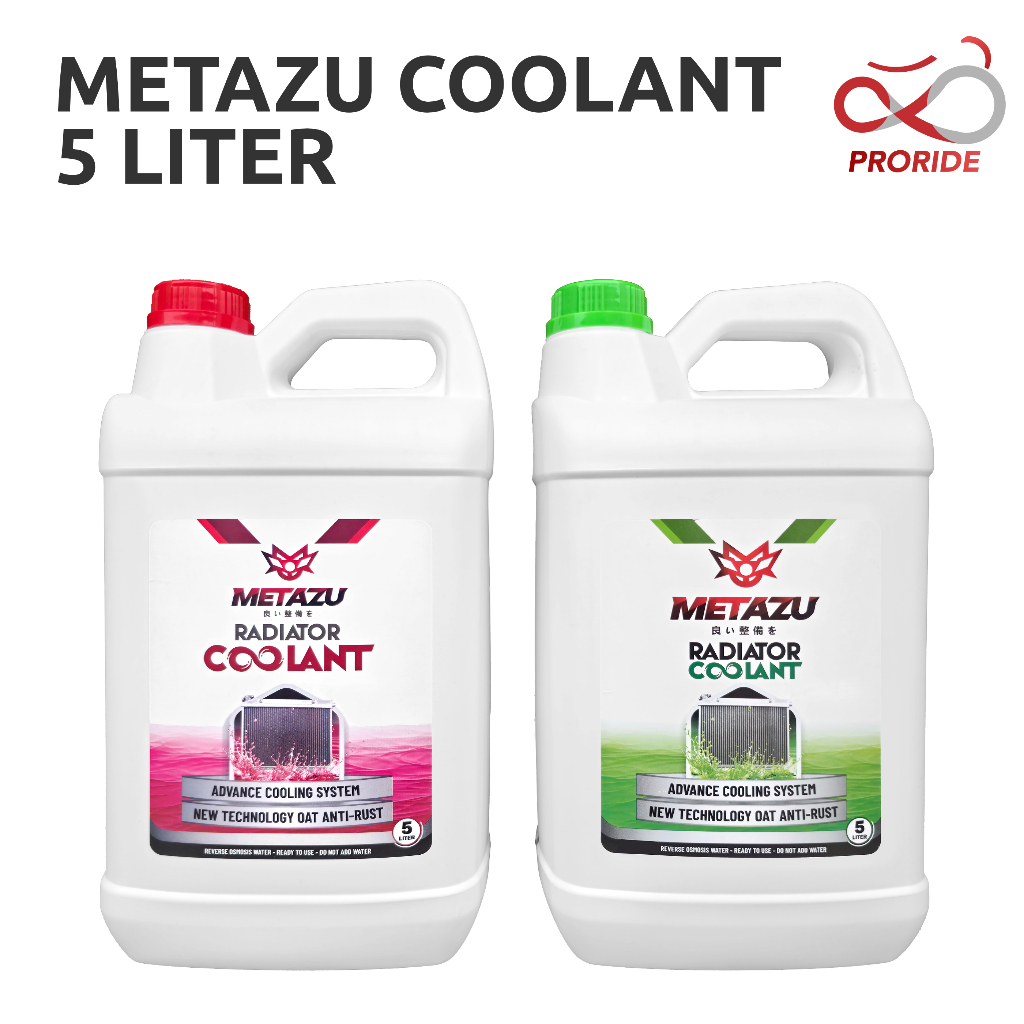 Jual METAZU Radiator Coolant 5L Ready to Use – OAT Anti Karat, Tanpa ...