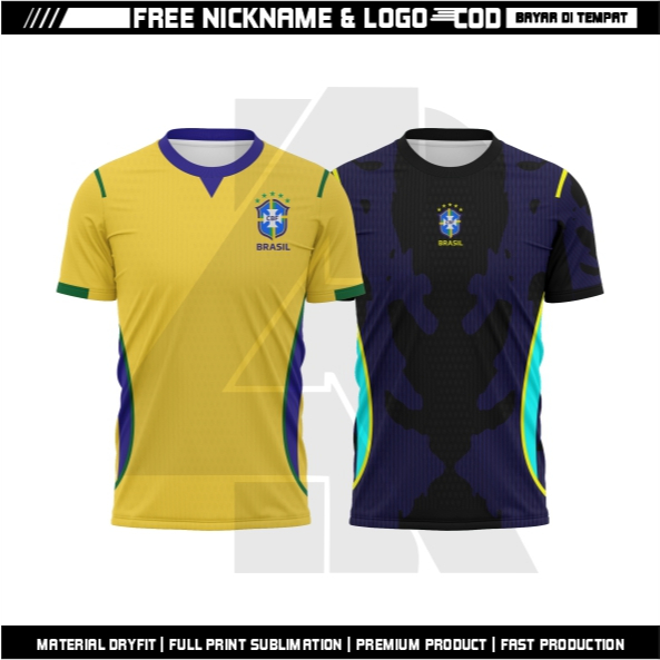 Jual Jersey Timnas Brazil 2026 Terbaru Gratis Pasang Nama Dan Nomor ...