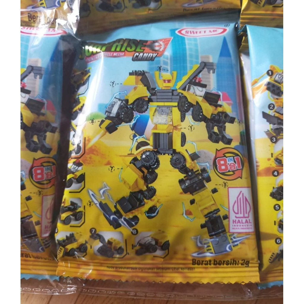 Jual Harga per 5 sachet Mainan anak edukasi brick bongkar pasang mobil ...