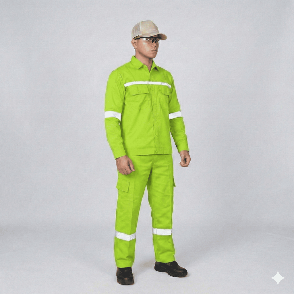 Jual Setelan Wearpack Safety K3 Lengan Panjang – Baju Kemeja Kerja ...
