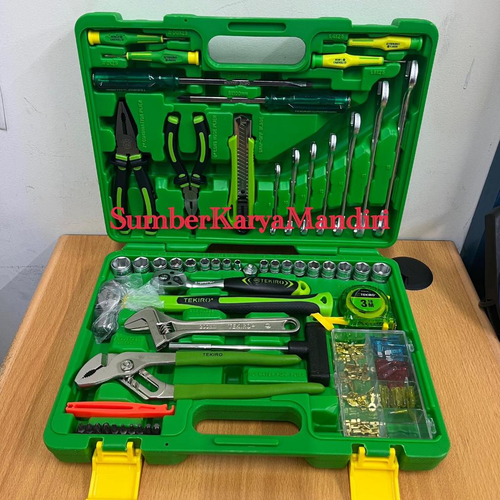 Jual Tekiro Mechanic Tool Set 60Pcs Tekiro Tool Box Set 60Pcs (SC ...