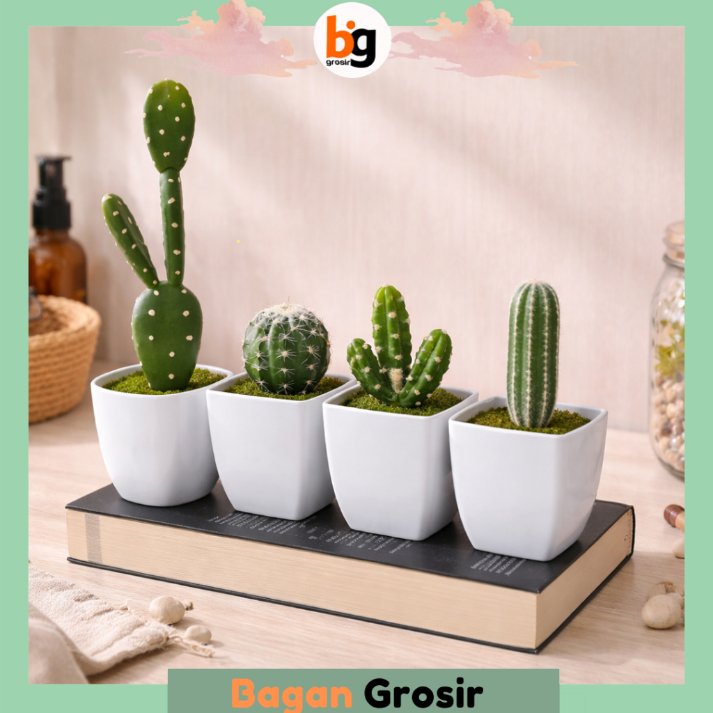 Jual Rangkaian Kaktus Sukulen Mini Tanaman Artificial Hiasan Meja Rumah  Kantor Cafe Kaktus Plastik PBP139 | Shopee Indonesia