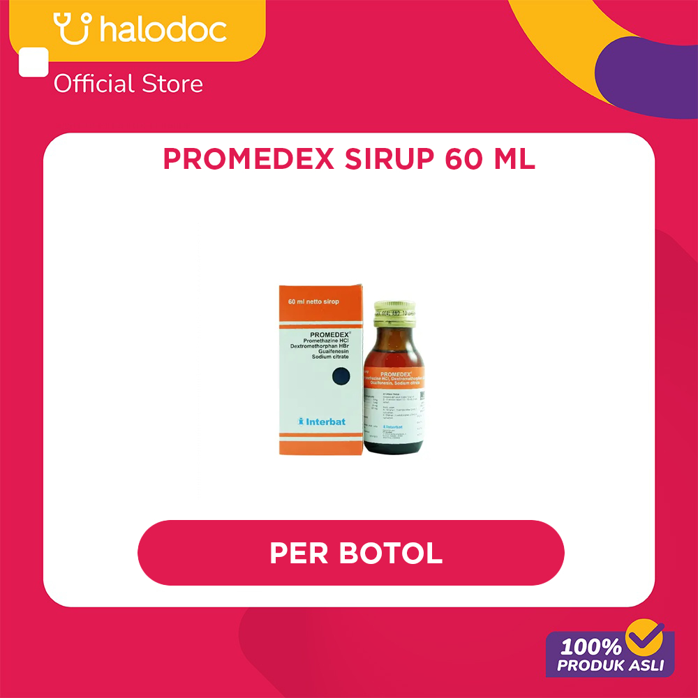 Jual PROMEDEX SIRUP 1 BOTOL @ 60 ML | Shopee Indonesia