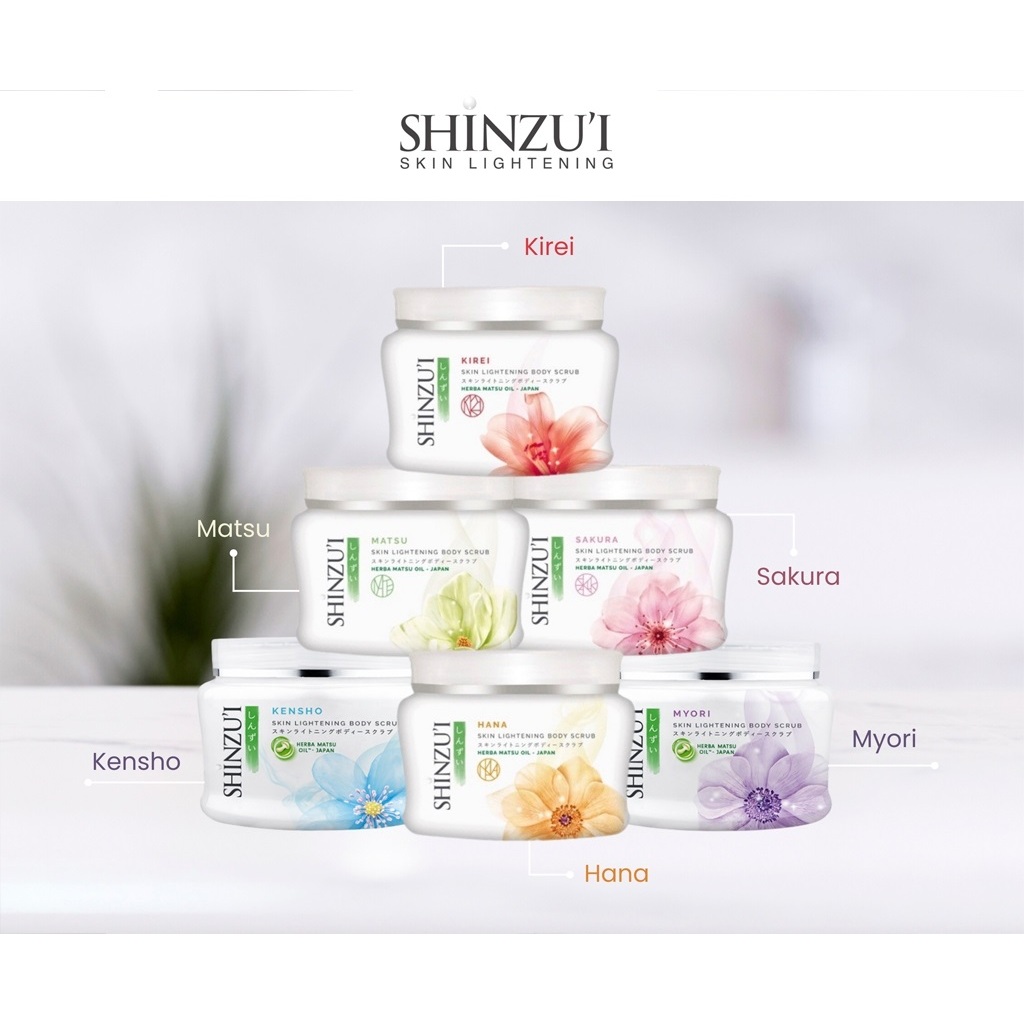 Jual SHINZUI SHINZU'I Skin Lightening Body Scrub 200gr BESAR | Shopee ...