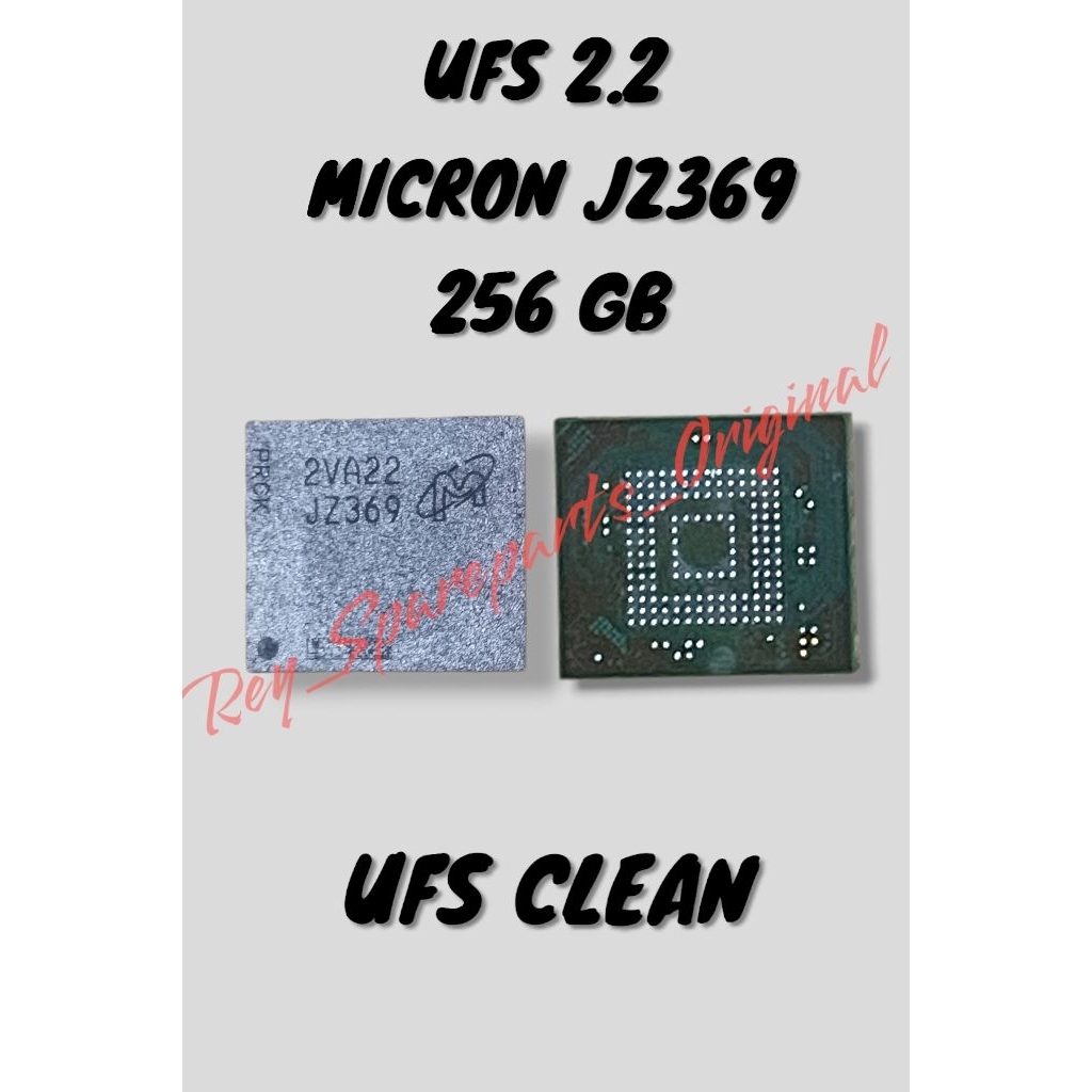 Jual IC UFS VERSI 2.2 MICRON JZ369 256 GB CLEAN ORIGINAL EX PABRIK ...