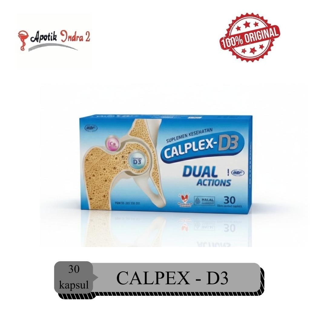 Jual CALPLEX - D3 / 1 Lembar Isi 6 Tablet | Shopee Indonesia