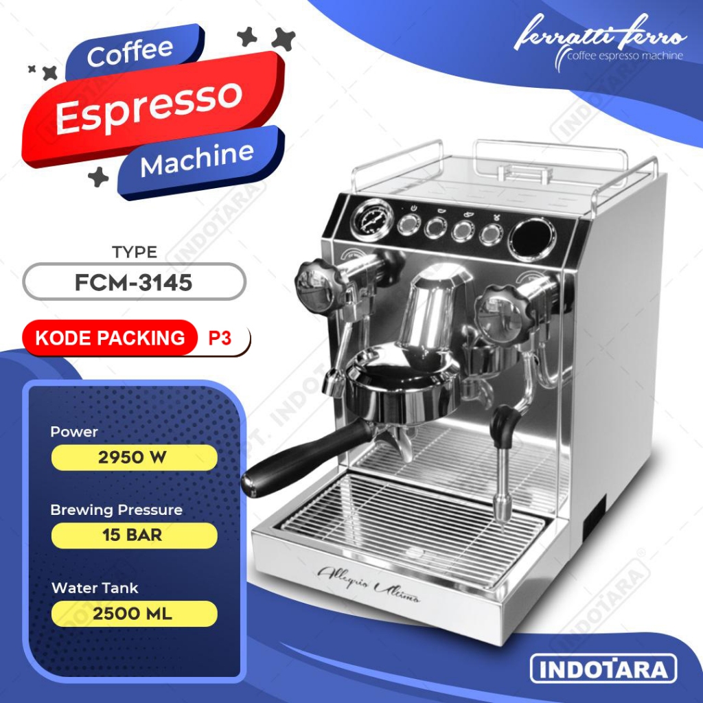 Jual Mesin Kopi Espresso Ferratti Ferro FCM-3145 Allegrio Ultimo ...