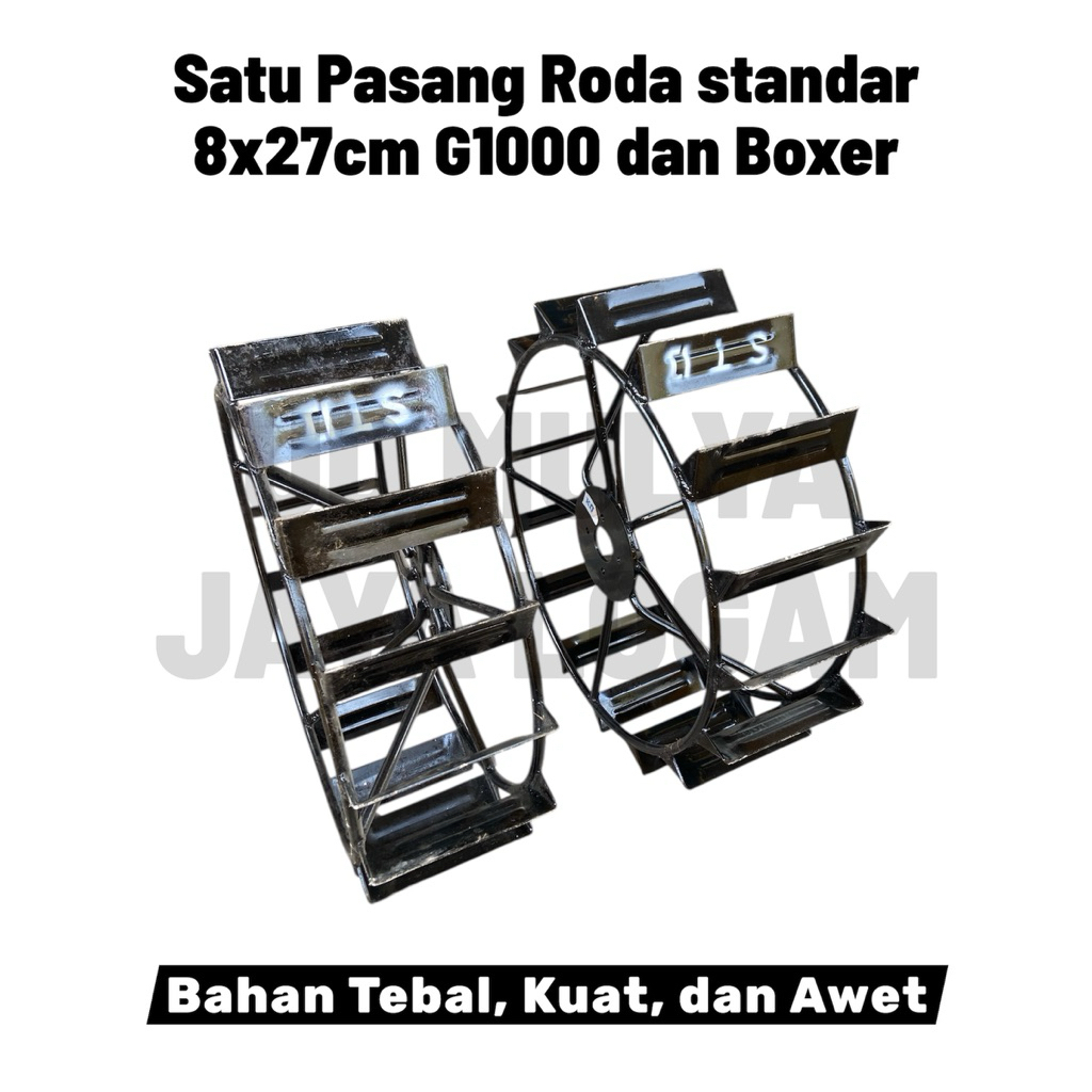 Jual RODA BESI TRAKTOR G1000 DAN BOXER 8x27cm / ALAT BAJAK SAWAH G1000 ...