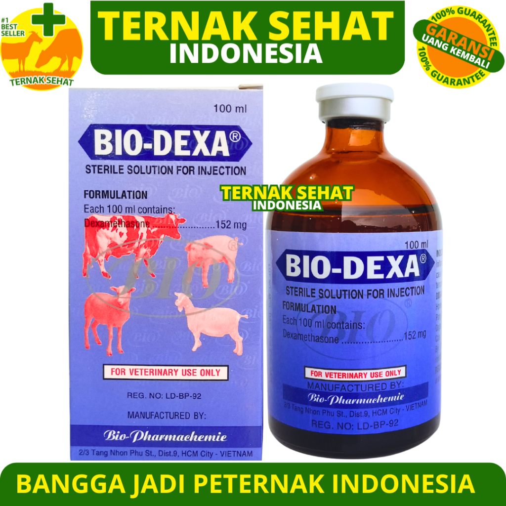 Jual BIO DEXA 100 ML - Anti Radang Anti Inflamasi Hewan - Like ...
