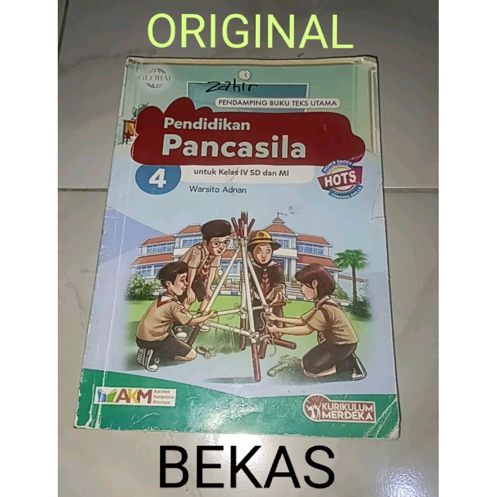 Jual ( BUKU BEKAS ) ( ORIGINAL ) Pendidikan Pancasila PKN PPKN Kelas 4 ...