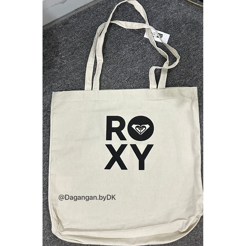 Jual Tas Roxy Tote Bag Original 100% White Cream | Shopee Indonesia