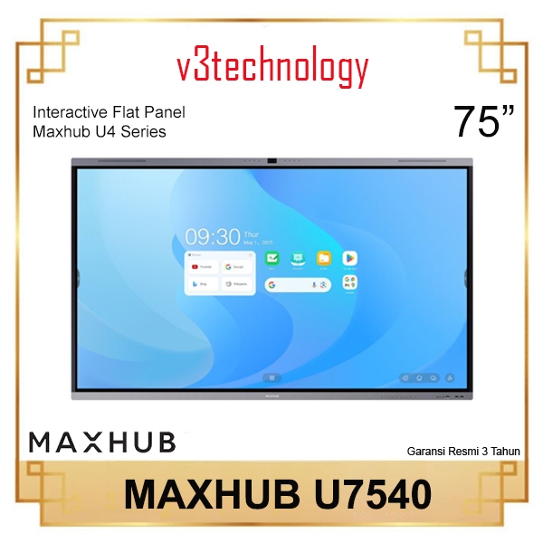Jual Maxhub U7540 Interactive Flat Panel Build-in Camera | 75 inch - U4 ...