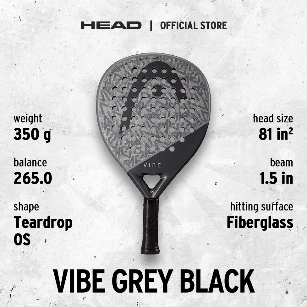 Jual HEAD Padel Racket Vibe Series 2025 - Raket Padel FREE Cover Bag ...