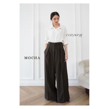 COZY.WEAR Moona Pants (1008) Celana Kulot Highwaist HW Pants Celana Kain Wanita Celana Kantor