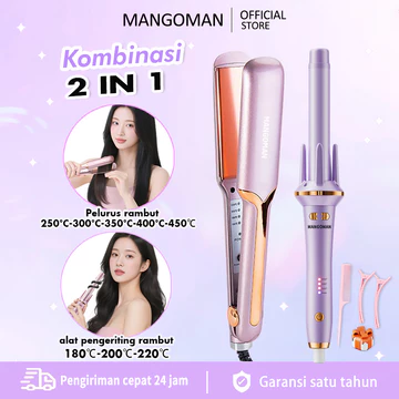 MANGO MAN Hair Curly Styler Auto Curler 28mm Catokan Curly Otomatis Ceramics Curly Catokan