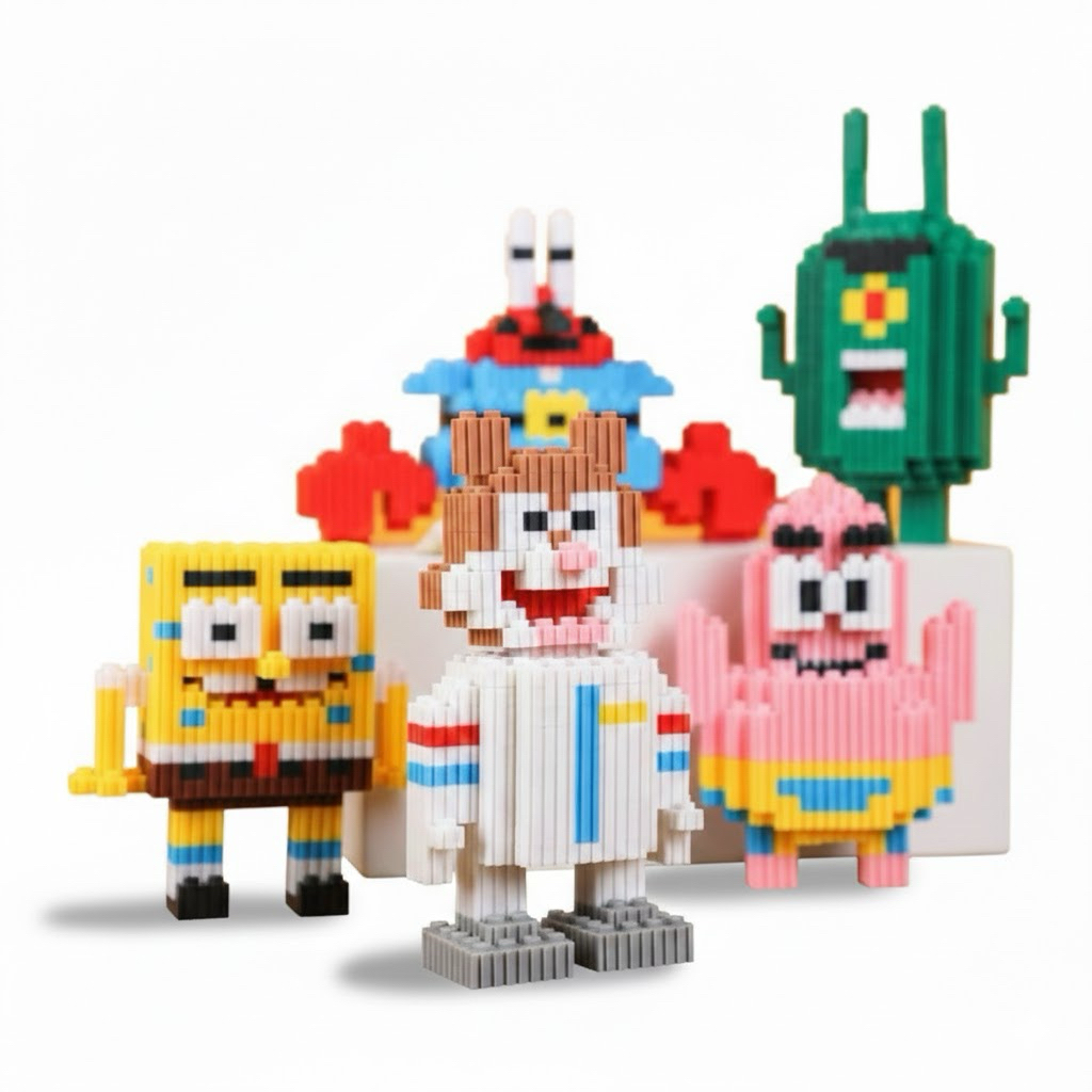 Jual Nano Block SPONGEBOB 3D Puzzle - Mainan Merakit DIY Koleksi ...