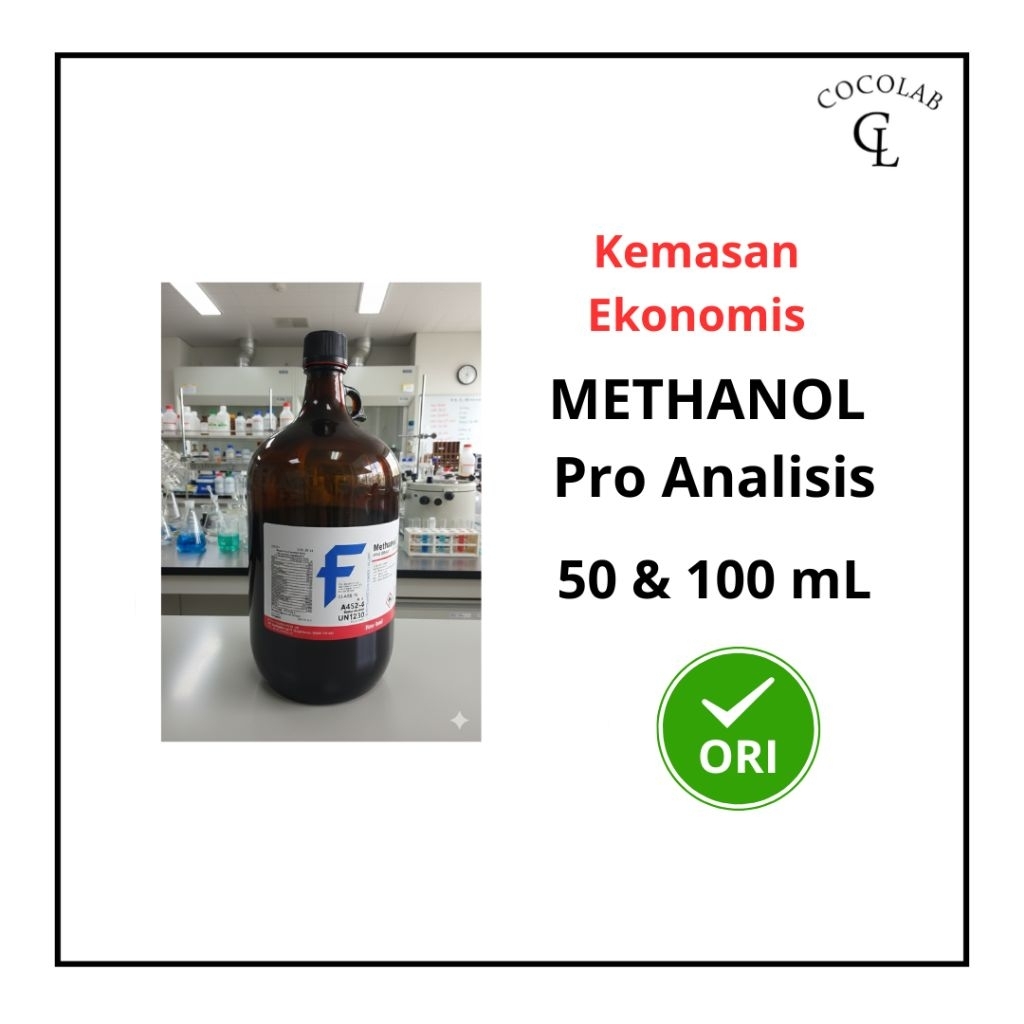 Jual Methanol Pro Analisis Metanol PA setara Merck Brand Fisher Kemasan ...
