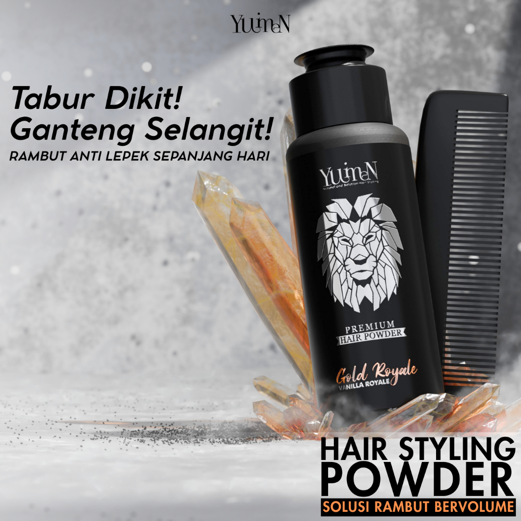 Jual YUIMEN Hair Powder Pria Premium - Rambut Bervolume - Anti Lepek ...