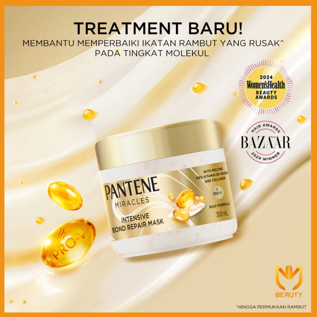 Jual -MMBEAUTYMART- PANTENE Miracles Intensive Bond Repair Hair Mask ...