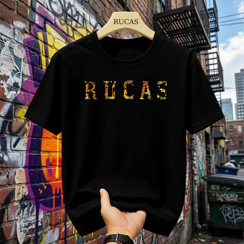 Jual Kaos RUCAS Original Pria Wanita – T Shirt Hitam Logo RUCAS Motif ...