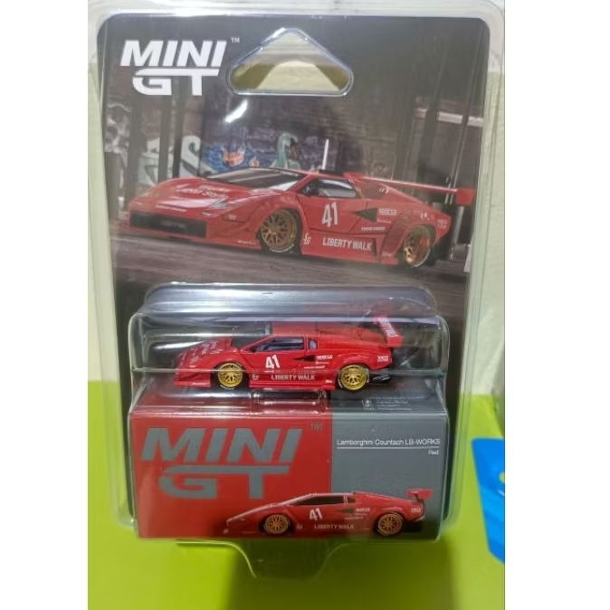 Jual MINIGT LAMBORGHINI COUNTACH LB-WORKS RED LIBERTY WALK TSMMODEL ...