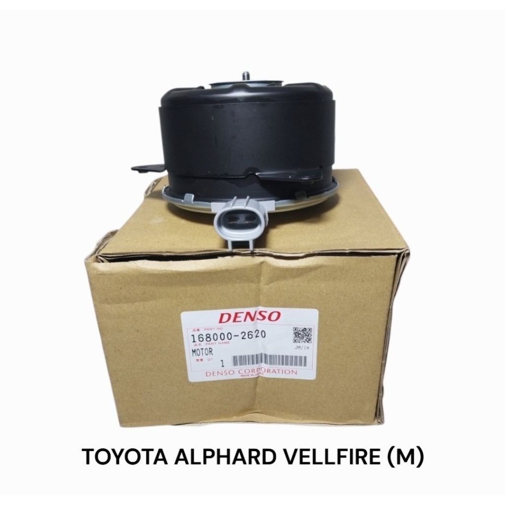 Jual MOTOR FAN RADIATOR AC TOYOTA ALPHARD VELLFIRE ASLI DENSO UKURAN M ...
