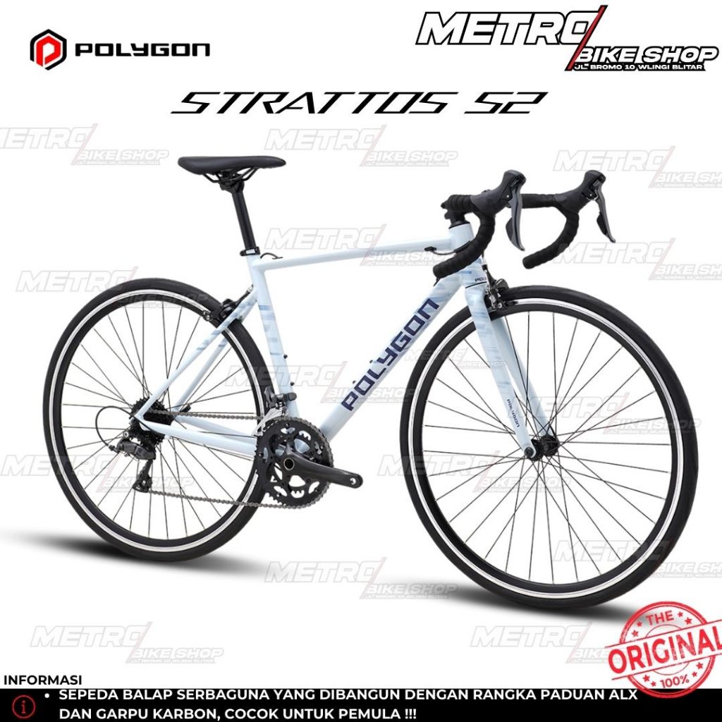 Jual Sepeda Road Bike Polygon Strattos S2 / Polygon Strattos S2 ...