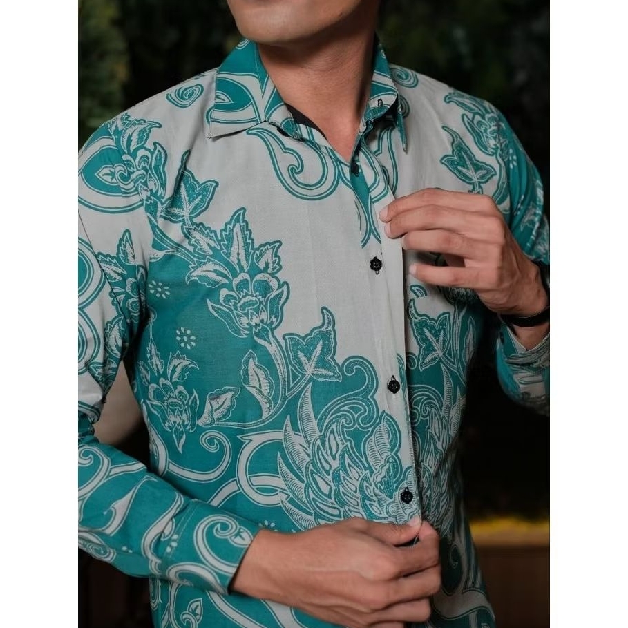 Batik Pasangan Motif Daun Cinta Ata 2