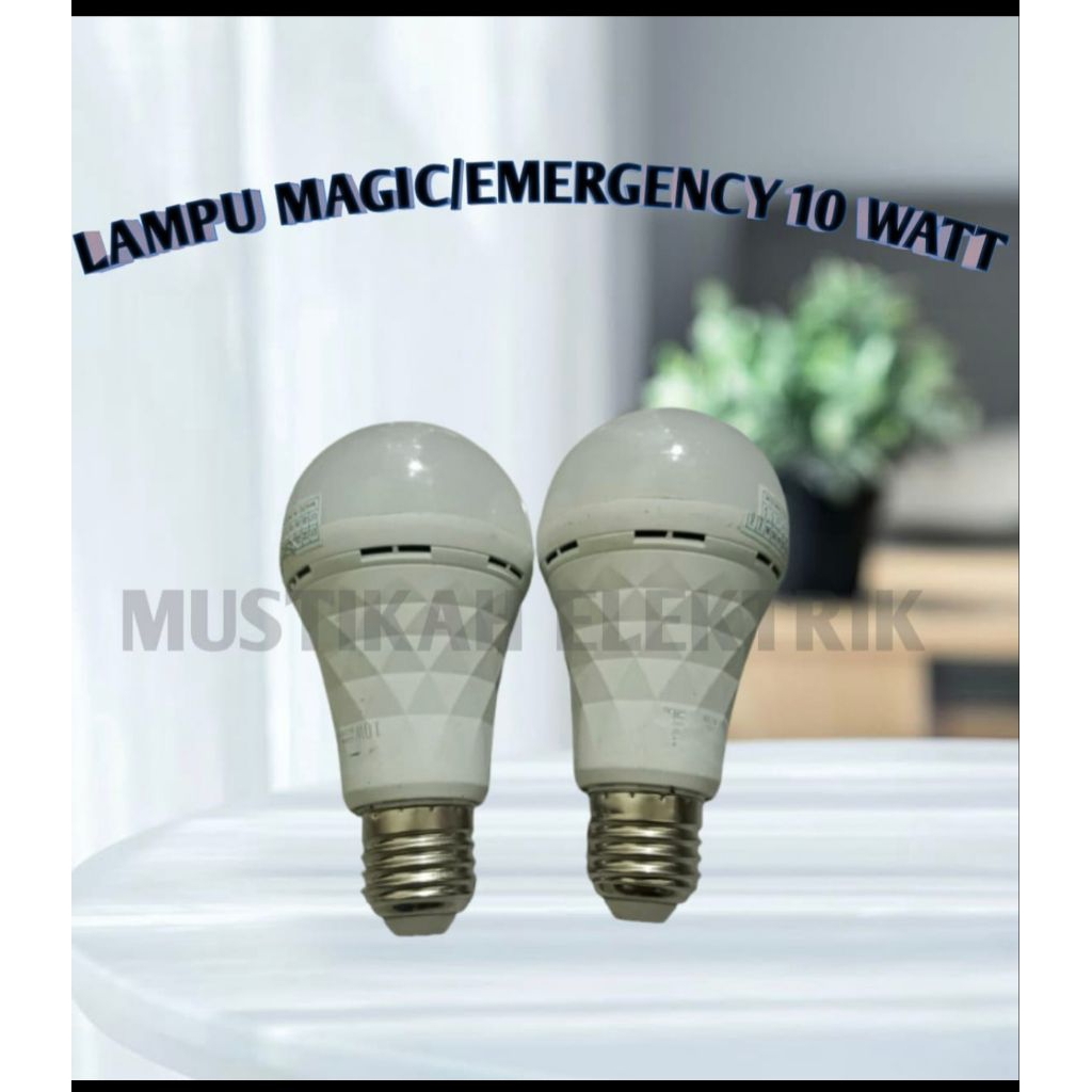 Jual LAMPU MAGIC/EMERGENCY 10 WATT MODEL FROZEN | Shopee Indonesia