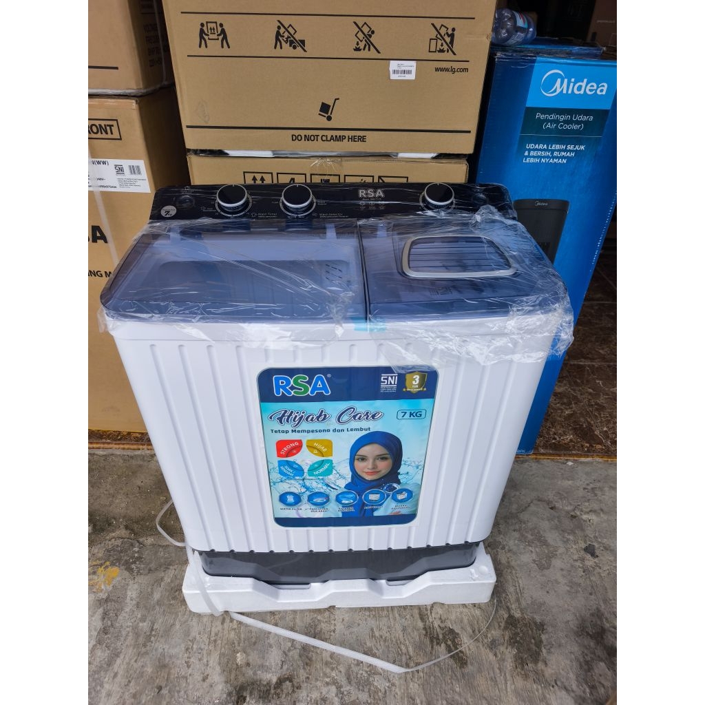 Jual mesin cuci RSA 2 tabung 7 kg/8 kg / 10 kg bergaransi resmi ...