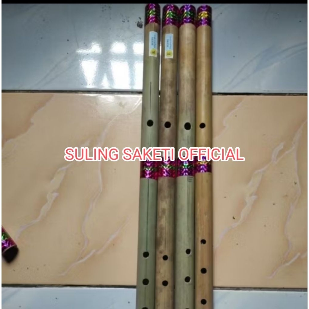 Jual Suling Bambu Nada E bas panjang 75 cm Seruling Tradisional ...