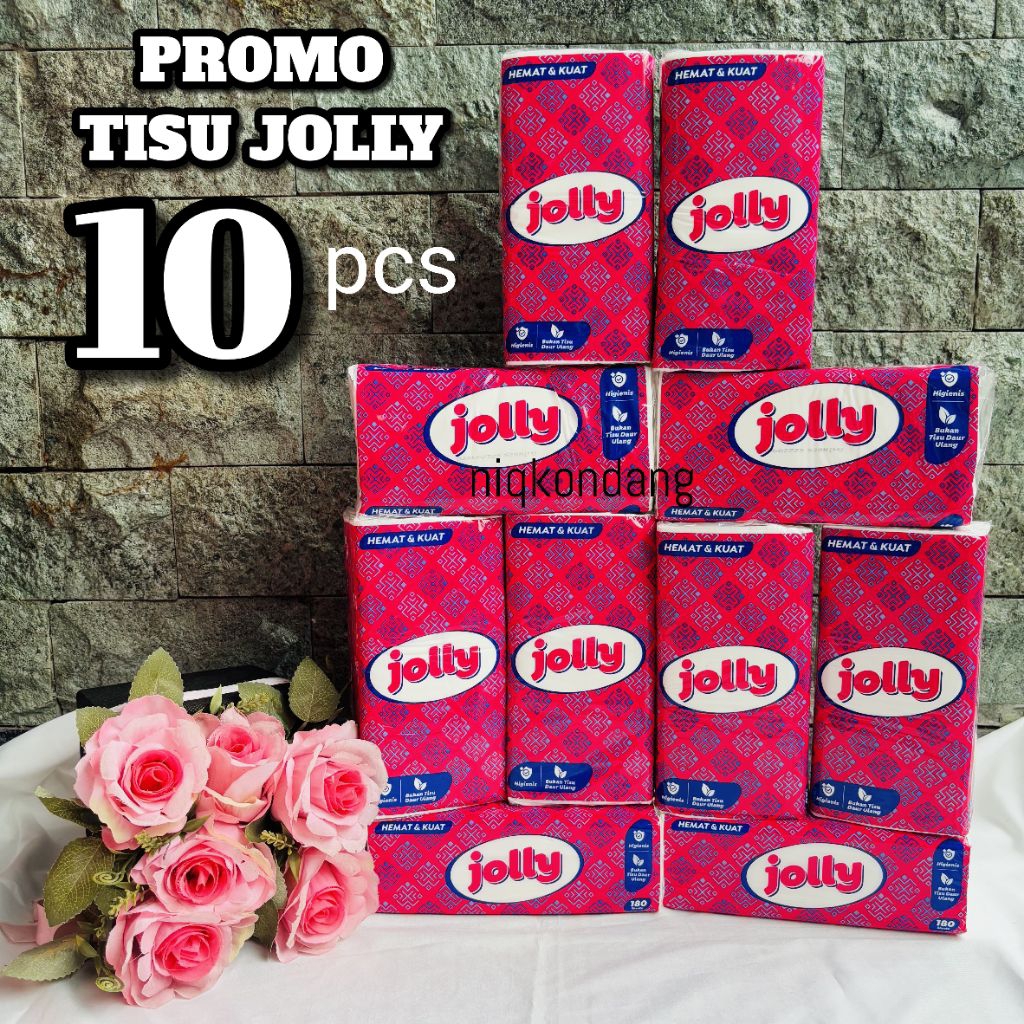 Jual PROMO 10 pcs TISU JOLLY 180s TISU PREMIUM TISU WAJAH | Shopee ...