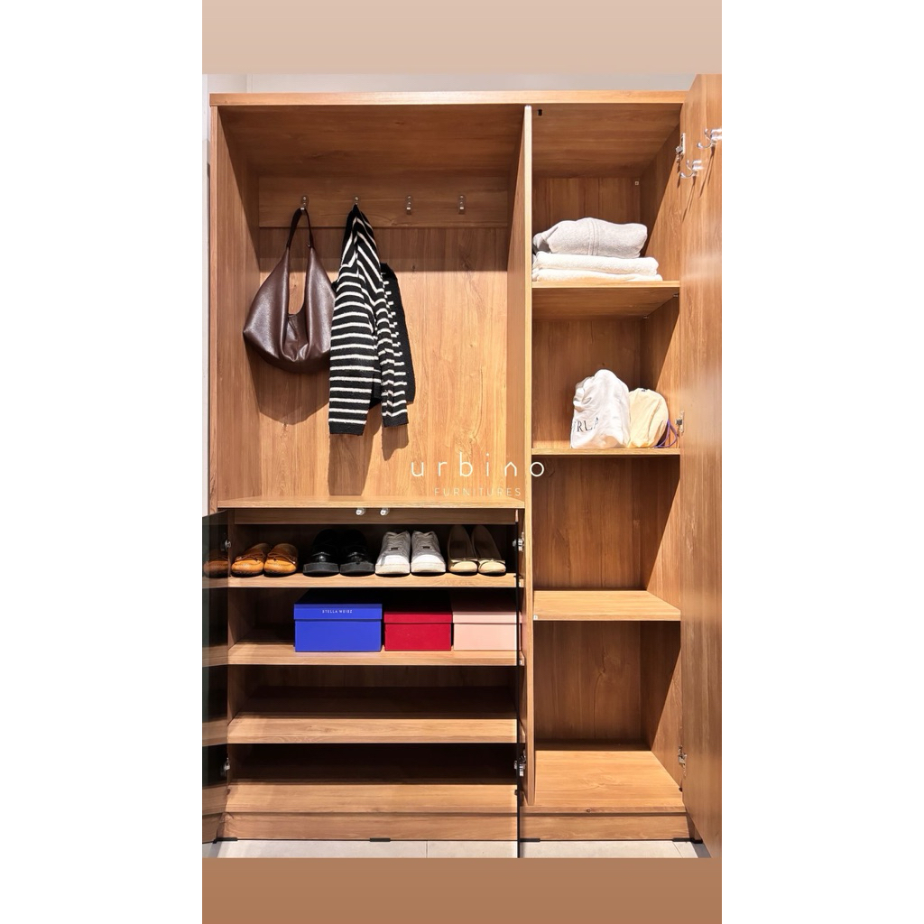 Jual LEMARI FOYER / LEMARI SEPATU / LEMARI PAKAIAN MULTIFUNGSI / LEMARI ...