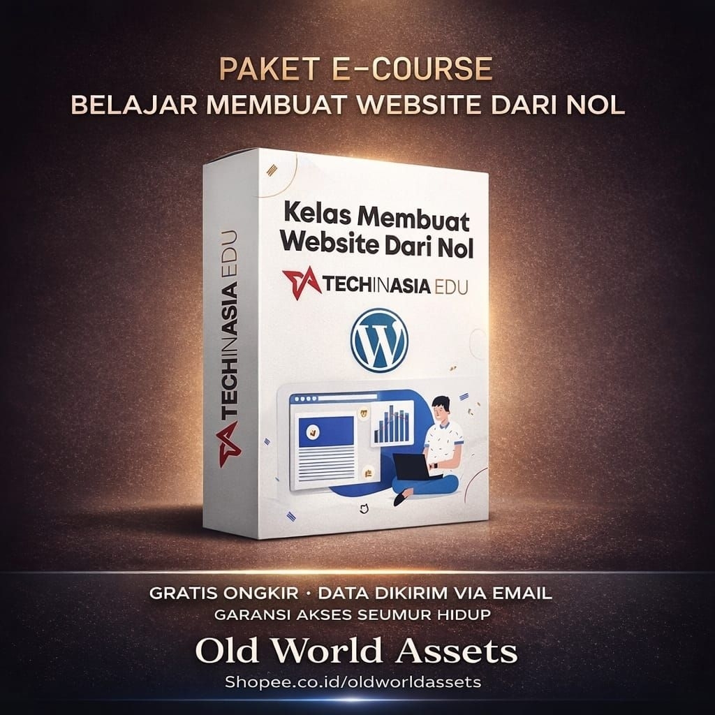 [K8349] Kelas Belajar Membuat Website Dari Nol Sampai Mahir